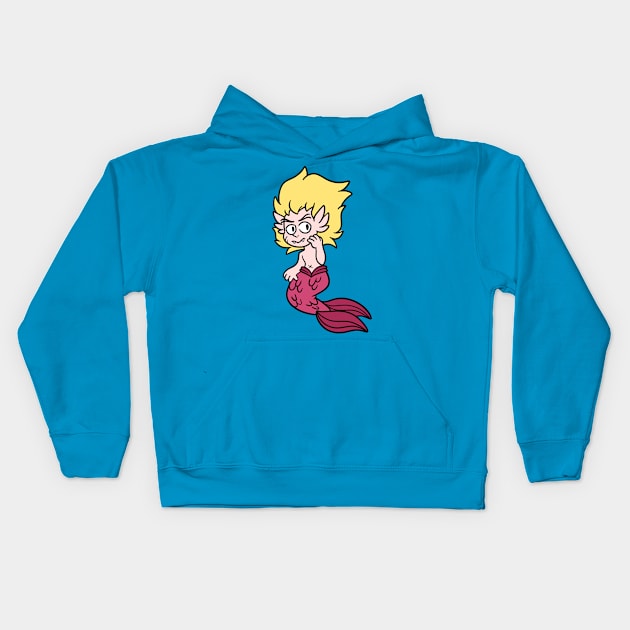 Merman Kids Hoodie by Get A Klu Comics